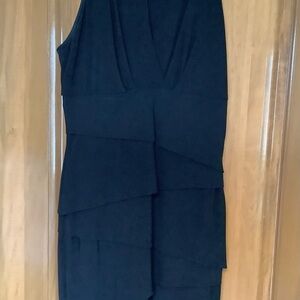 White House Black Market Classic Black Dress with Subtle Scoop